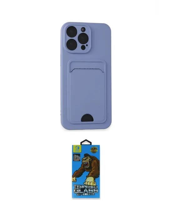 ieg™ iPhone 14 Pro Max Kılıf Vadi Çizgi Prime - Siyah 18D Cam Ekran Koruyucu