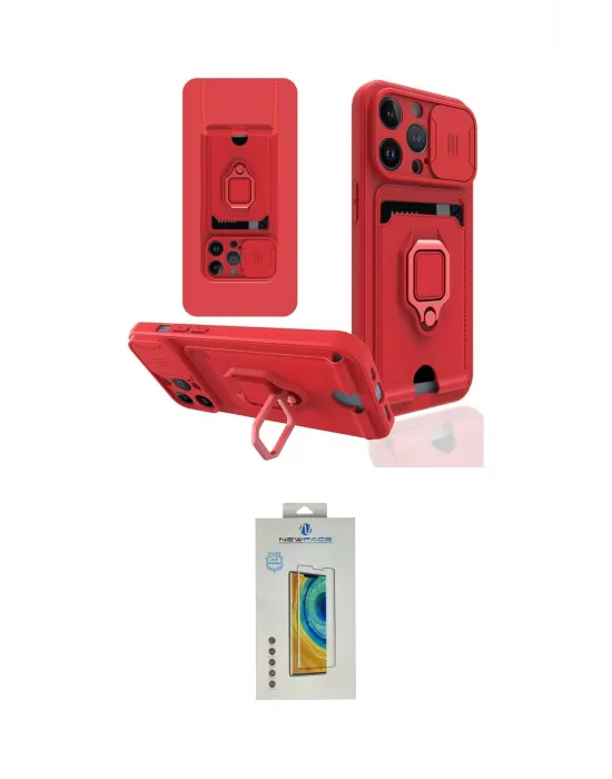 ieg™ iPhone 14 Pro Max Kılıf Vadi Form Prime - Siyah Polymer Nano Ekran Koruyucu