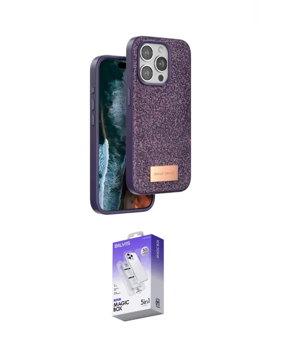 ieg™ iPhone 14 Pro Max Kılıf Vadi Klasik Serisi - Siyah Bilvis 5in1 3D Magic Cam Ekran Koruyucu