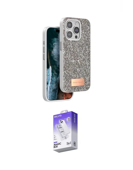 ieg™ iPhone 14 Pro Max Kılıf Vadi Klasik Serisi - Siyah Bilvis 5in1 3D Magic Cam Ekran Koruyucu