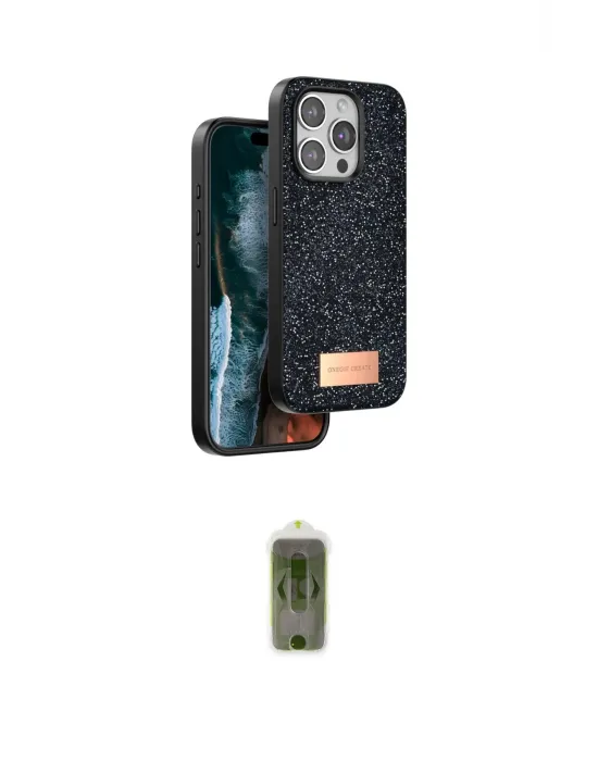 ieg™ iPhone 14 Pro Max Kılıf Vadi Klasik Serisi - Siyah Joko Magic 5D Hayalet Cam