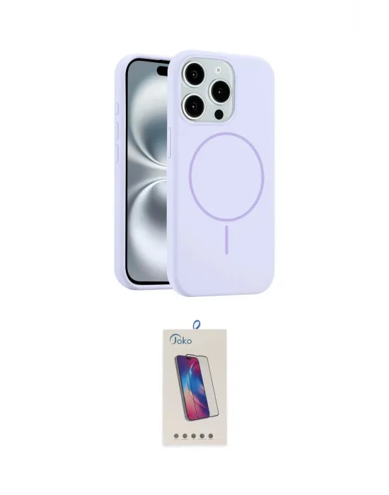 ieg™ iPhone 14 Pro Max Kılıf Yankı Form Serisi - Siyah Joko 5D Cam