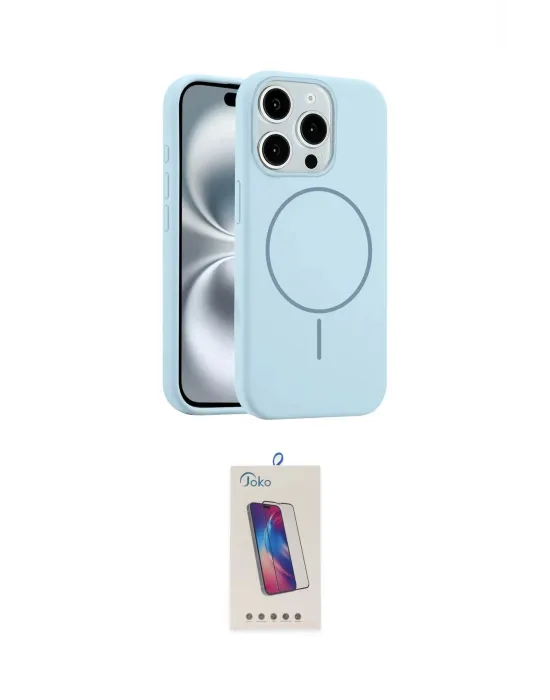 ieg™ iPhone 14 Pro Max Kılıf Yankı Form Serisi - Siyah Joko 5D Cam