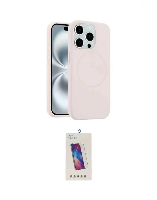 ieg™ iPhone 14 Pro Max Kılıf Yankı Form Serisi - Siyah Joko 5D Cam