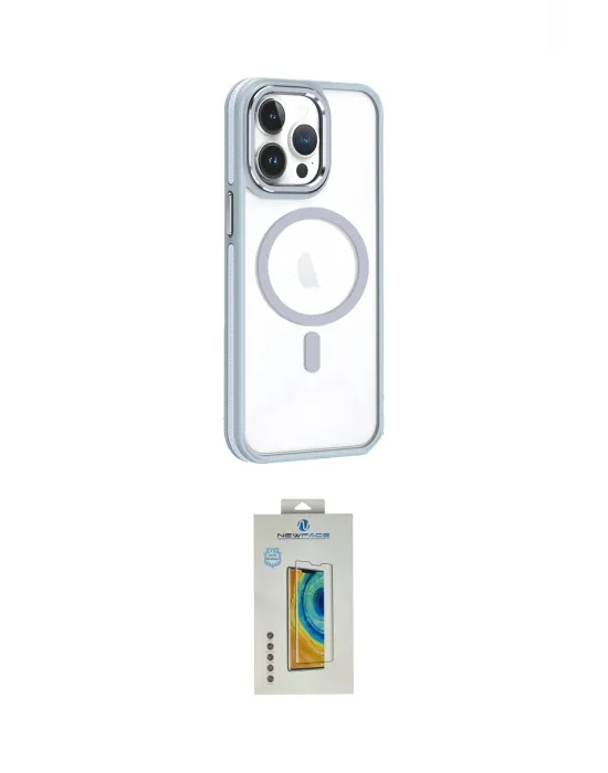 ieg™ iPhone 14 Pro Max Kılıf Yörünge Klasik - Siyah Polymer Nano Ekran Koruyucu