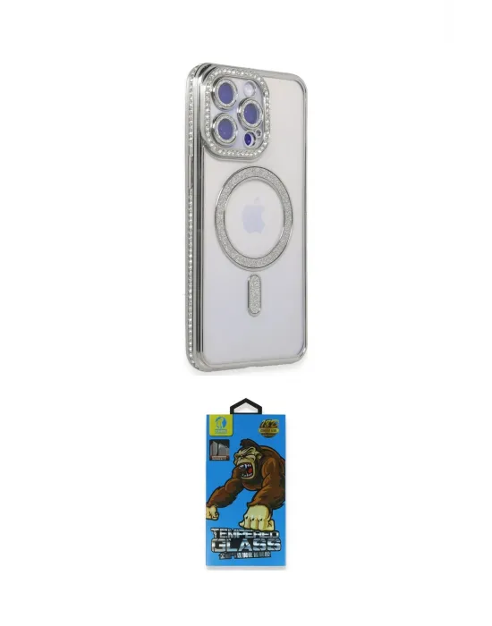 ieg™ iPhone 14 Pro Max Kılıf Zirve Doku Prime - Siyah 18D Cam Ekran Koruyucu
