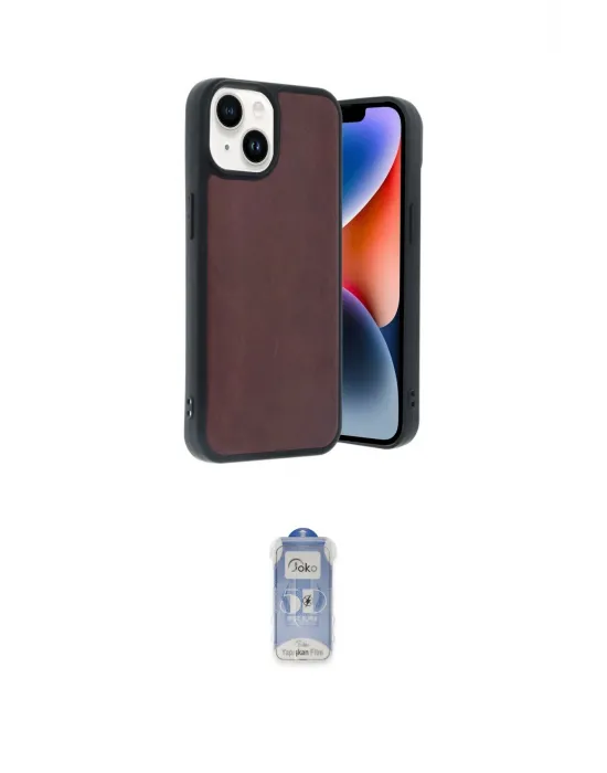 ieg™ iPhone 15 Kılıf Kıvılcım Işık Serisi - Siyah Joko Magic 5D Cam