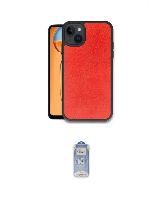 ieg™ iPhone 15 Kılıf Kıvılcım Işık Serisi - Siyah Joko Magic 5D Cam