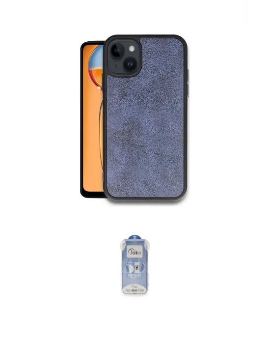 ieg™ iPhone 15 Kılıf Kıvılcım Işık Serisi - Siyah Joko Magic 5D Cam
