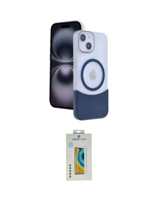 ieg™ iPhone 15 Kılıf Kozmos Form Özel Seri - Siyah Polymer Nano Ekran Koruyucu