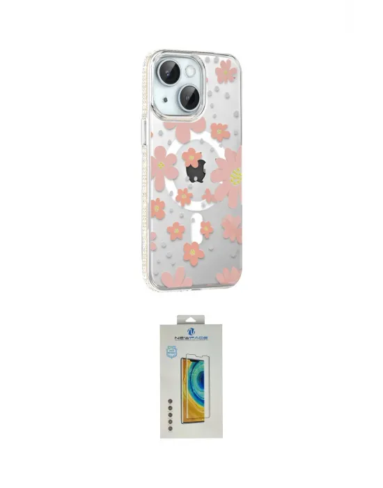 ieg™ iPhone 15 Kılıf Yörünge Işık Prime - Siyah Polymer Nano Ekran Koruyucu
