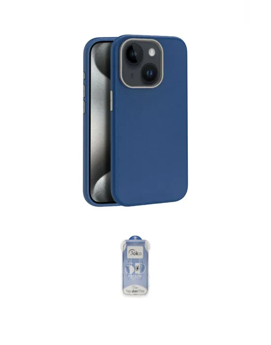 ieg™ iPhone 15 Kılıf Zirve Modern Prime - Siyah Joko Magic 5D Cam