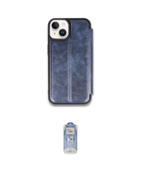 ieg™ iPhone 15 Kılıf Zirve Yansıma Serisi - Siyah Joko Magic 5D Cam