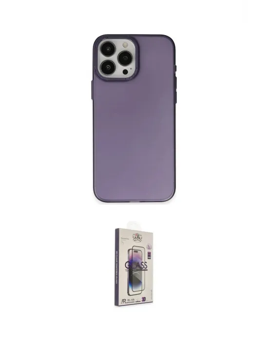 ieg™ iPhone 15 Pro Kılıf Ahenk Çizgi Prime - Siyah Bilvis 3D Cam Ekran Koruyucu