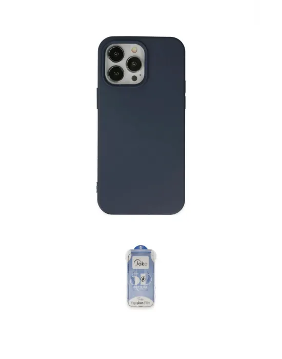 ieg™ iPhone 15 Pro Kılıf Ahenk Serisi - Siyah Joko Magic 5D Cam