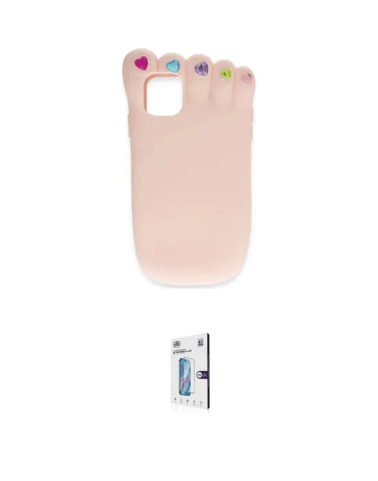 ieg™ iPhone 15 Pro Kılıf Akış Yansıma - Siyah Bilvis 0.18mm Plus Cam Ekran Koruyucu