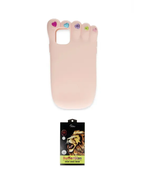 ieg™ iPhone 15 Pro Kılıf Akış Yansıma - Siyah Buffer Cam Ekran Koruyucu
