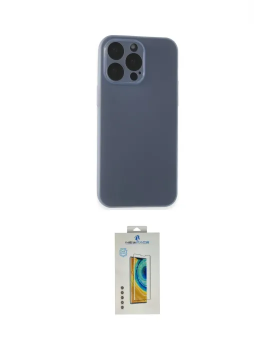 ieg™ iPhone 15 Pro Kılıf Atlas Minimal Prime - Siyah Polymer Nano Ekran Koruyucu