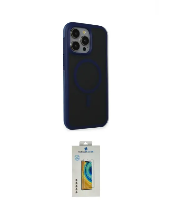ieg™ iPhone 15 Pro Kılıf Çekirdek Yansıma Prime - Siyah Polymer Nano Ekran Koruyucu