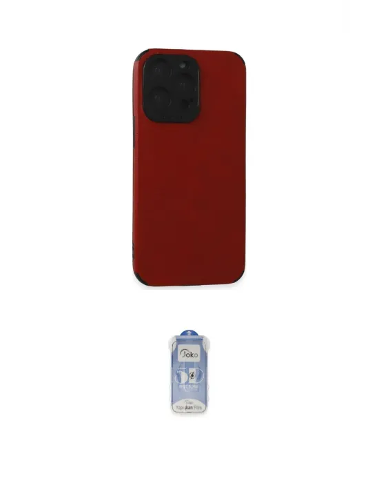 ieg™ iPhone 15 Pro Kılıf Doruk Asil Koleksiyonu - Siyah Joko Magic 5D Cam