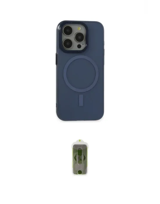 ieg™ iPhone 15 Pro Kılıf Eksen Işık Prime - Siyah Joko Magic 5D Hayalet Cam