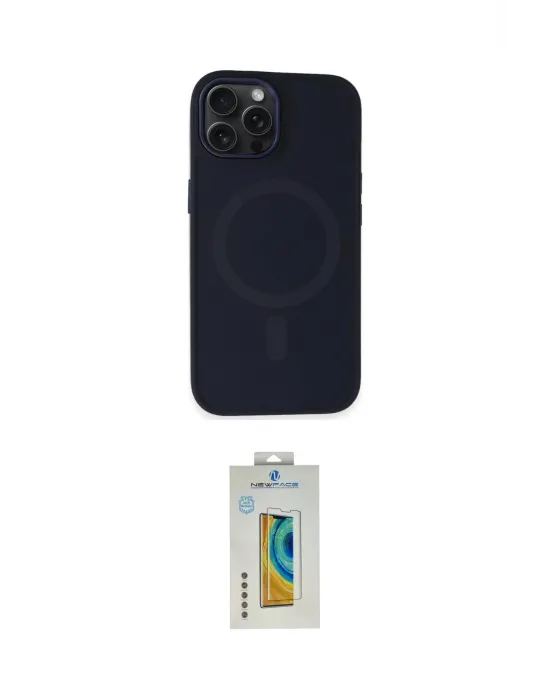 ieg™ iPhone 15 Pro Kılıf Kutup Serisi - Siyah Polymer Nano Ekran Koruyucu