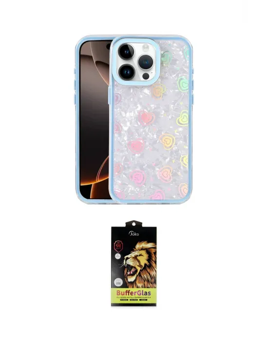 ieg™ iPhone 15 Pro Kılıf Odak Prime - Siyah Buffer Cam Ekran Koruyucu