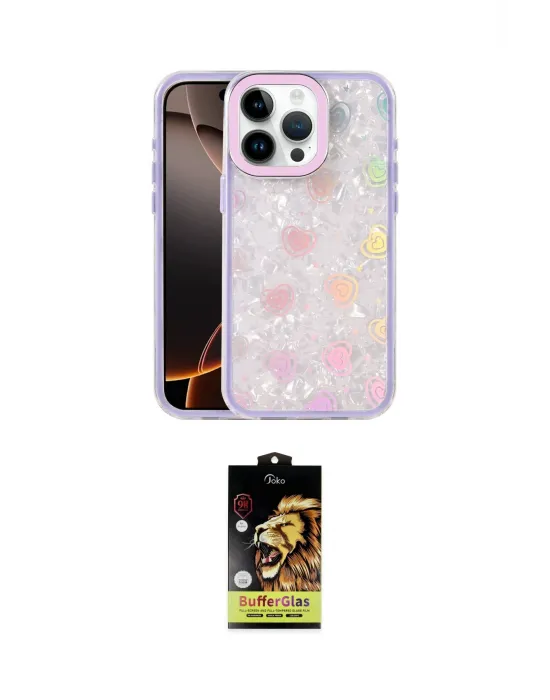 ieg™ iPhone 15 Pro Kılıf Odak Prime - Siyah Buffer Cam Ekran Koruyucu