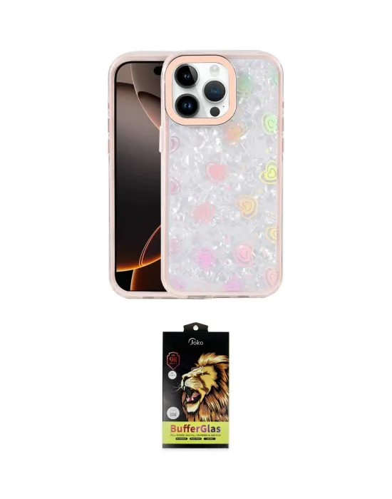 ieg™ iPhone 15 Pro Kılıf Odak Prime - Siyah Buffer Cam Ekran Koruyucu