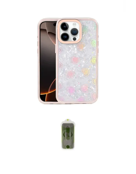 ieg™ iPhone 15 Pro Kılıf Odak Prime - Siyah Joko Magic 5D Hayalet Cam