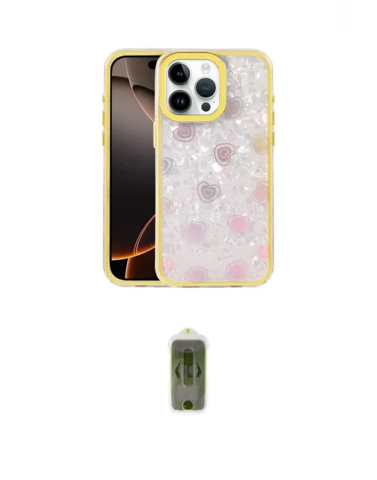 ieg™ iPhone 15 Pro Kılıf Odak Prime - Siyah Joko Magic 5D Hayalet Cam