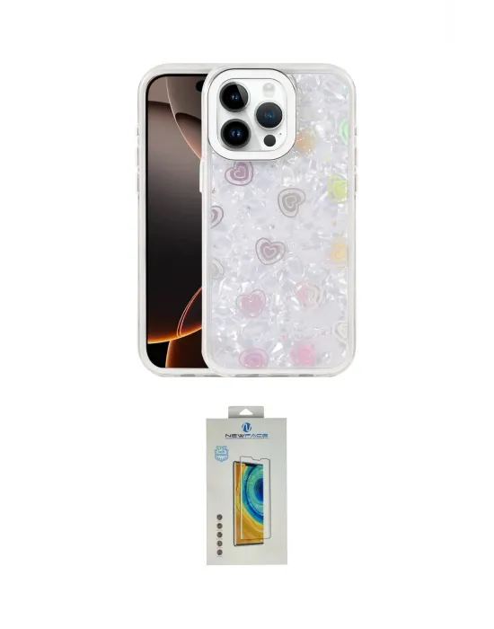 ieg™ iPhone 15 Pro Kılıf Odak Prime - Siyah Polymer Nano Ekran Koruyucu