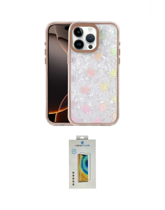 ieg™ iPhone 15 Pro Kılıf Odak Prime - Siyah Polymer Nano Ekran Koruyucu
