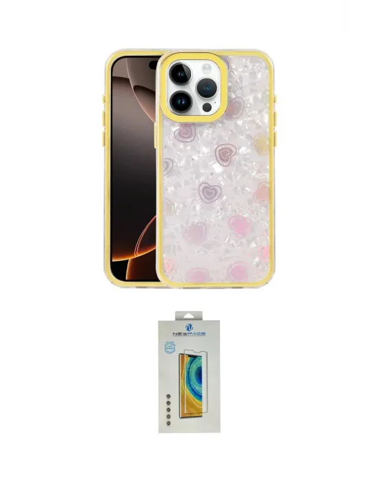 ieg™ iPhone 15 Pro Kılıf Odak Prime - Siyah Polymer Nano Ekran Koruyucu