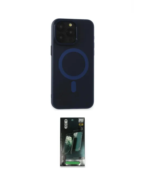 ieg™ iPhone 15 Pro Kılıf Yadigar Işık - Şeffaf 360 Full Body Arka Koruyucu