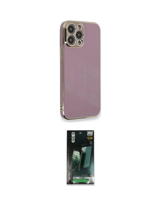 ieg™ iPhone 15 Pro Kılıf Yankı Serisi - Şeffaf 360 Full Body Arka Koruyucu