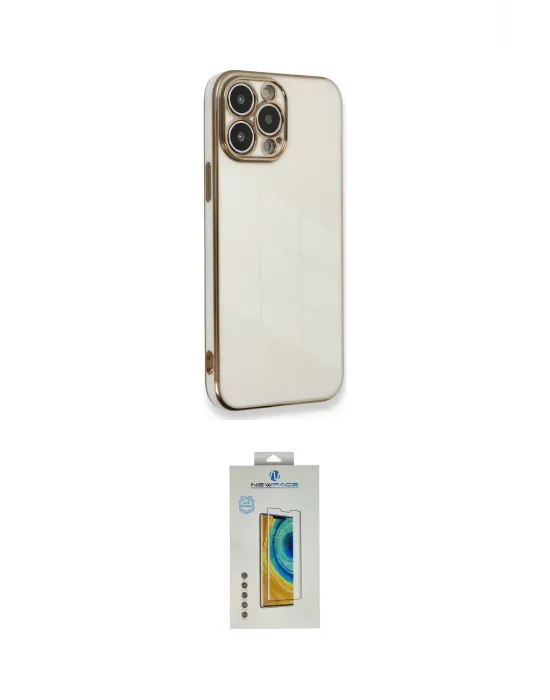 ieg™ iPhone 15 Pro Kılıf Yankı Serisi - Siyah Polymer Nano Ekran Koruyucu