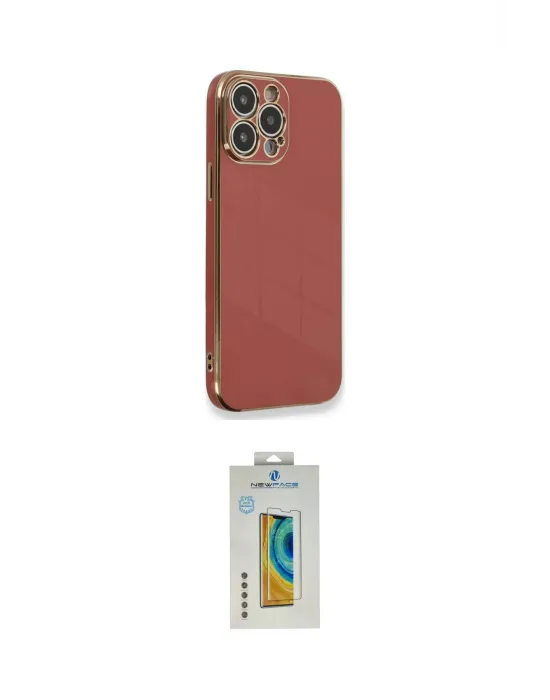 ieg™ iPhone 15 Pro Kılıf Yankı Serisi - Siyah Polymer Nano Ekran Koruyucu