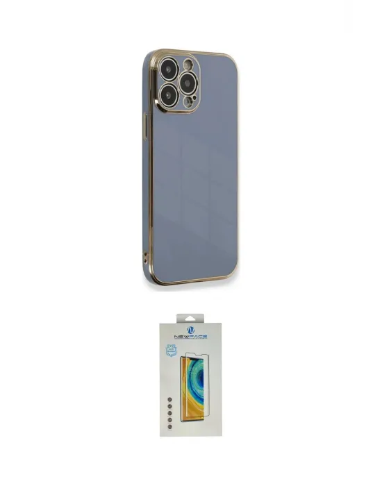 ieg™ iPhone 15 Pro Kılıf Yankı Serisi - Siyah Polymer Nano Ekran Koruyucu