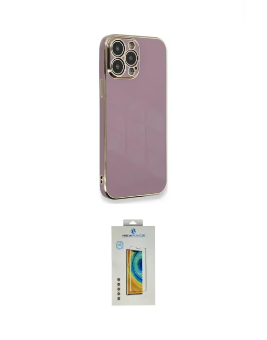 ieg™ iPhone 15 Pro Kılıf Yankı Serisi - Siyah Polymer Nano Ekran Koruyucu