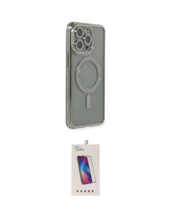 ieg™ iPhone 15 Pro Kılıf Zirve Doku Prime - Siyah Joko 5D Cam