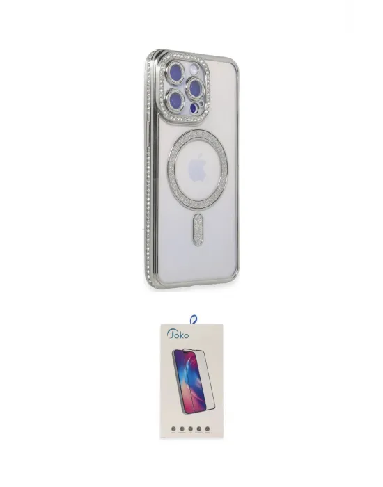 ieg™ iPhone 15 Pro Kılıf Zirve Doku Prime - Siyah Joko 5D Cam