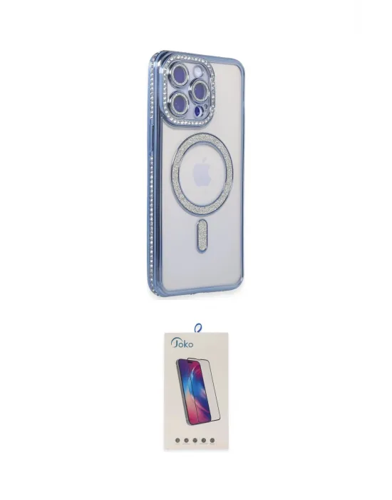 ieg™ iPhone 15 Pro Kılıf Zirve Doku Prime - Siyah Joko 5D Cam