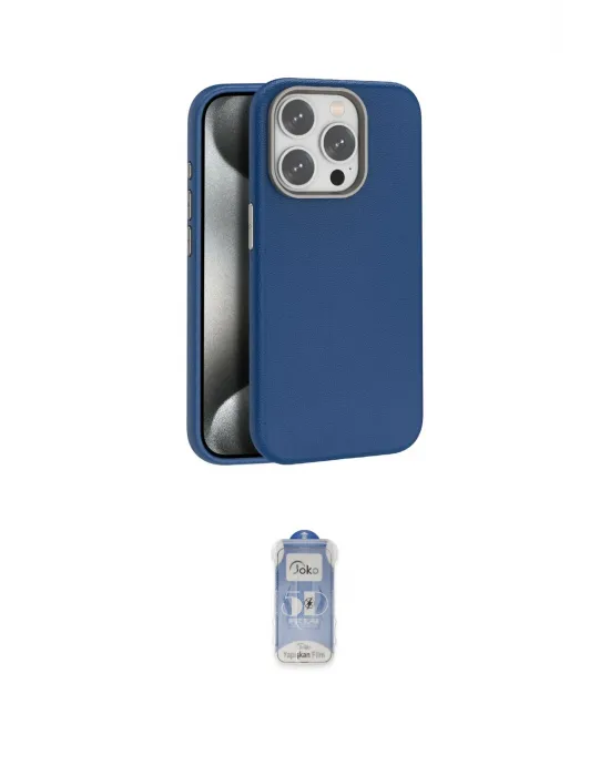 ieg™ iPhone 15 Pro Kılıf Zirve Modern Prime - Siyah Joko Magic 5D Cam