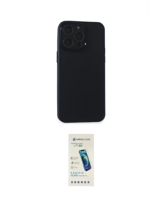 ieg™ iPhone 15 Pro Max Kılıf Atlas Minimal Prime - Şeffaf Pasifik Cam Ekran Koruyucu