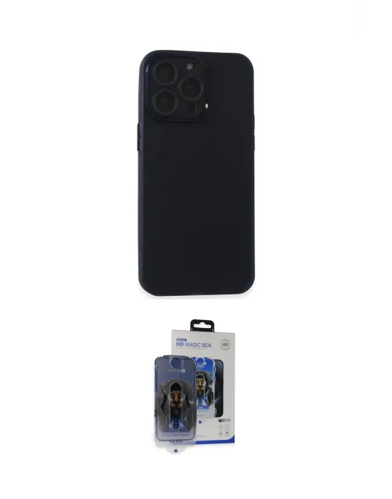 ieg™ iPhone 15 Pro Max Kılıf Atlas Minimal Prime - Siyah Vanessa Magic Cam