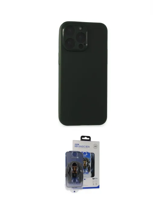 ieg™ iPhone 15 Pro Max Kılıf Atlas Minimal Prime - Siyah Vanessa Magic Cam
