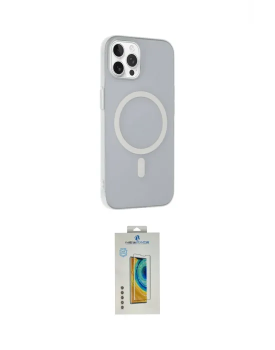 ieg™ iPhone 15 Pro Max Kılıf Çekirdek Modern Prime - Siyah Polymer Nano Ekran Koruyucu