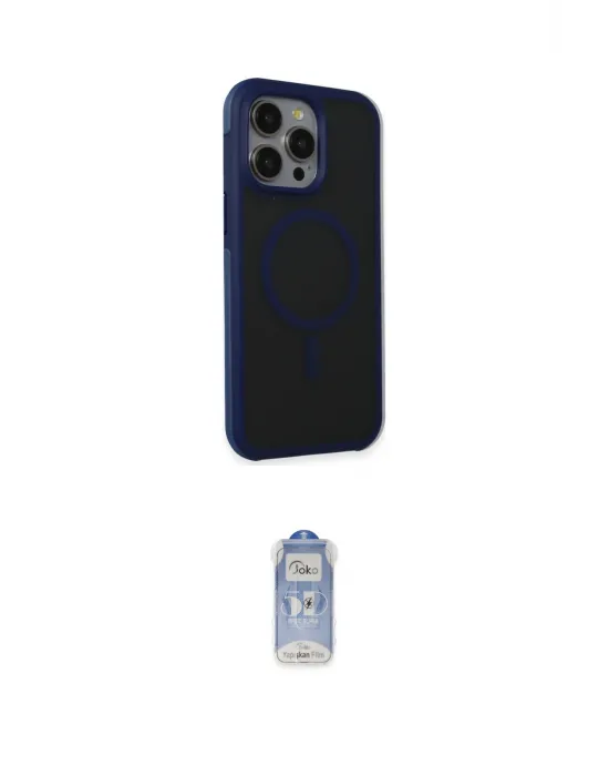 ieg™ iPhone 15 Pro Max Kılıf Çekirdek Yansıma Prime - Siyah Joko Magic 5D Cam
