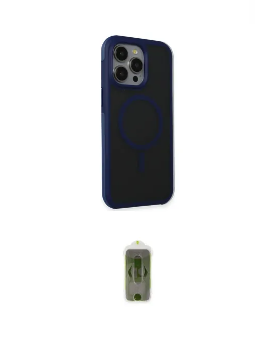 ieg™ iPhone 15 Pro Max Kılıf Çekirdek Yansıma Prime - Siyah Joko Magic 5D Hayalet Cam